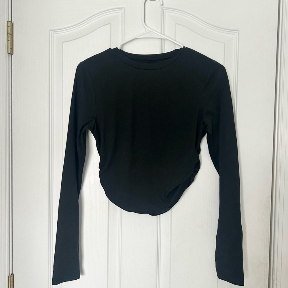 Classic Black Long Sleeve Top